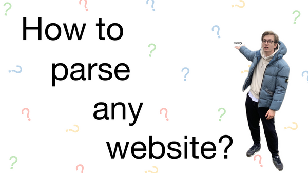 How to parse any website